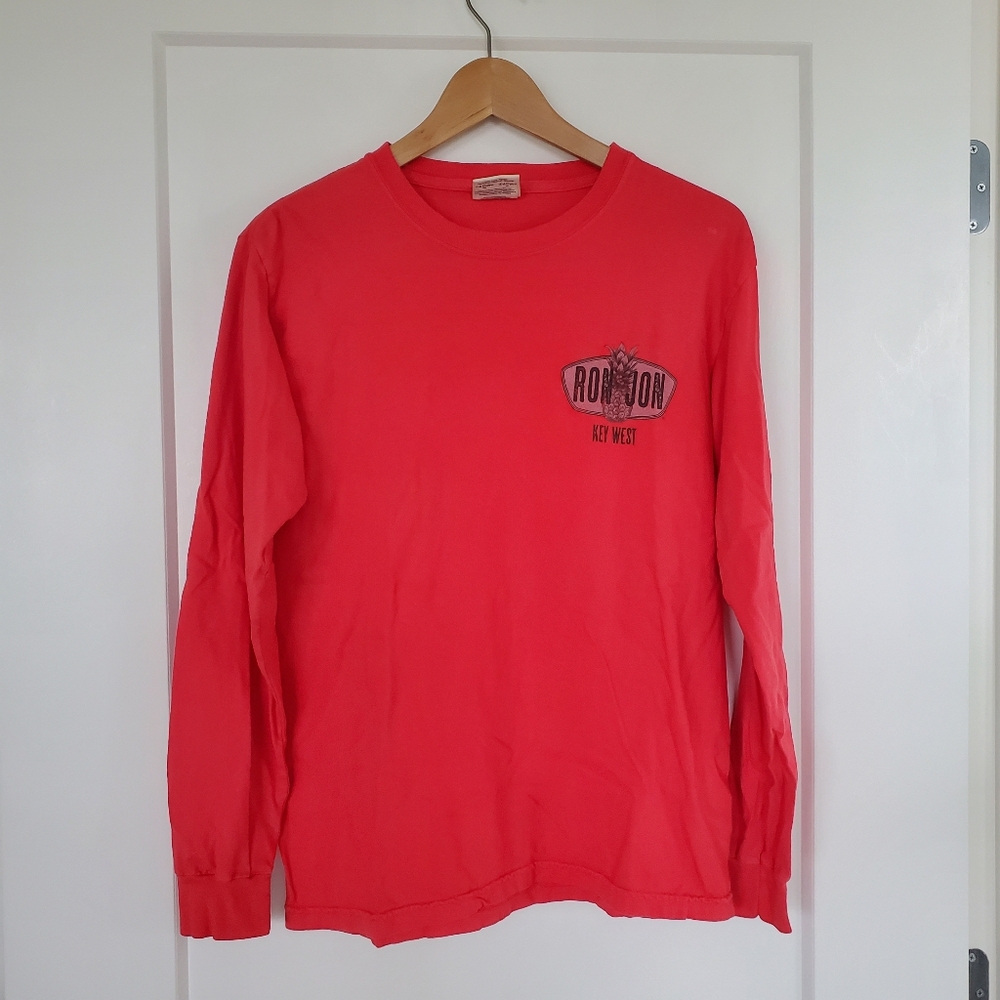 Ron Jon Key West Comfort Colors Long Sleeve Shirt | Unisex Size Small